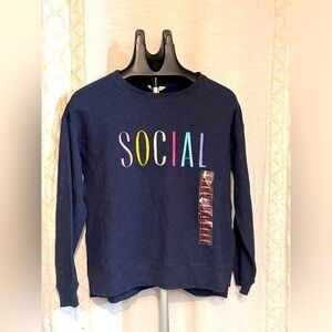 NWT Wildfox Social sweatshirt size XS